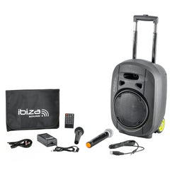 Ibiza Sound PORT8VHF-MKII-TWS Système de sonorisation portable autonome 8"