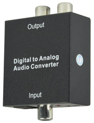 AV:Link Convertisseur audio numérique vers audio analogique Optique vers Phono