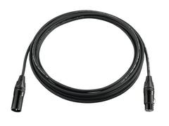 Câble Psso Dmx XLR 3Pin 1M Bk Neutrik Connecteurs Noirs