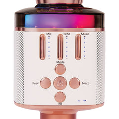 Easy Karaoke  Bluetooth Wireless Microphone - Rose Gold