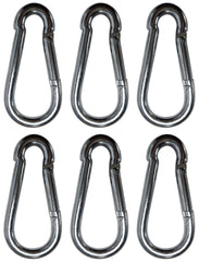 Citronic Carabiners - Pack of 6, Steel Couplers