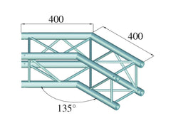 ALUTRUSS DECOLOCK DQ4-SPAC23 2-Way Corner 135° bk