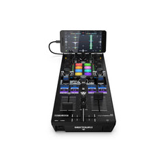 Reloop Mixtour Pro 4-Deck All-In-One Portable DJ Controller, Algoriddim Djay pro