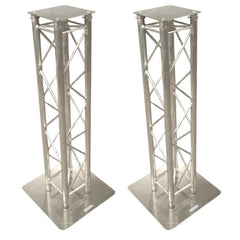 2x Thor Quad Truss Podium 1.5M Tower Aluminium DJ Stand