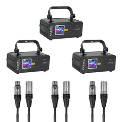 Ibiza Light RGB Laser iLink Set Linkable Laser Show Bundle