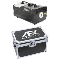 AFX Professional High Power Fog Machine 2500W Black + Flightcase