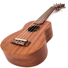 Laka Sapele Series Soprano Ukulele & Bag - Natural Mahogany