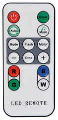 QTX PAR12 RGBW DMX PAR-Licht 3 x 4 W LED-Scheinwerfer inkl. Fernbedienung