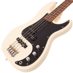 Vintage Bass Pj Guitar - Vintage White