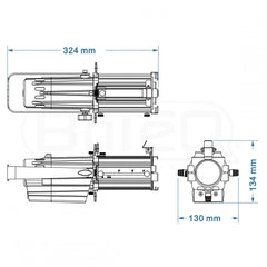 Briteq BT-PROFILE Kompakter 3200K LED-Profilstrahler Triac dimmbar