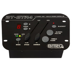 Briteq BT-STR4 4 Channel Strobe Controller DMX Analog Lighting Desk