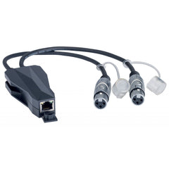 Audiophony ConvD2in Dante-Konverter RJ45 auf XLR-Buchse, Ethernet CAT5