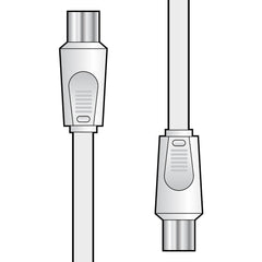 AV:Link Koaxialstecker-zu-Steckerkabel 10,0 m