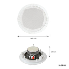 Adastra RC5 5.25" 35W Ceiling Speaker