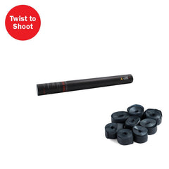 Die Confetti Maker Handheld Streamer Cannon 50 cm Schwarz