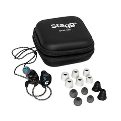 SPM-435BK Stagg MONITEURS IN-EAR À 4 PILOTES Noir *Stock B