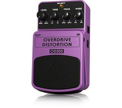 Behringer OD300 Guitare à pédale d'effets d'overdrive/distorsion à 2 modes