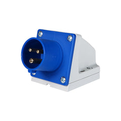 PCE 16A 230V 2P+E Wall Mount Inlet (513-6)