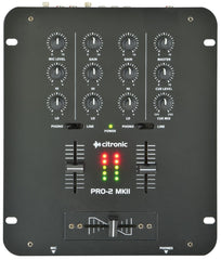 Citronic Pro-2 MKII DJ-Mixer 2 Kanal