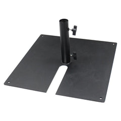 elumen8 Tank Trap 600mm Square Plate Base - Holds Scaff Tube Upright Vertical