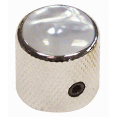 Gt Dome Knobs- Chrome/white- Pack/2