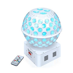 Simply Sound Starball White LED Mirrorball Type Effect Disco DJ inc remote *B-Stock