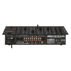 JB Systems MIX6USB DJ Mixer 6ch Rack Mixer Club DJ Disco