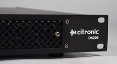 Citronic D4200 D-Series Quad Power Amplifier 4 x 200W