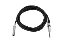 Jack extension 6.3 stereo 10m bk