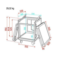 Boîtier combiné DAP 8+10U