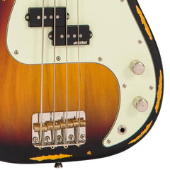 Vintage V4 Icon Bass - Distressed Sunset Sunburst