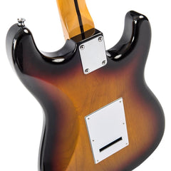 Vintage Left Handed Guitar- Maple Fingerboard - Sunset Sunburst