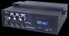 LTC PAA60USB 3CH PA AMPLIFIER 60W USB/SD MP3 MIC INPUT 100V Speaker Mixer