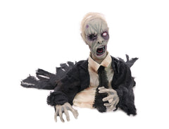 Europalms Halloween-Zombie, animiert 43 cm