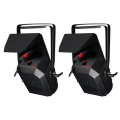 2x Equinox Helix Scan XP 150W Scanner LED Light