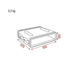 Boîtier DAP DoubleDoor 2U ABS