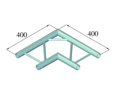 Alutruss Decolock Dq2-Spac21H Coin 2 voies 90 ? BK