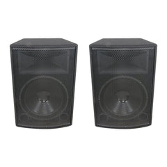 2x QTX QT15 15" Passive PA Speaker