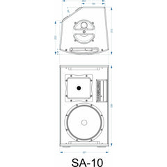 2x SYNQ SA-10 10" Active DSP Speaker SPL (dB) 127