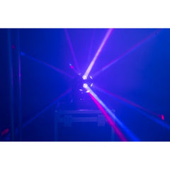 Ibiza Light E-Cosmos Rétro LED Effet d'éclairage DJ Tête mobile avec Flightcase Bundle