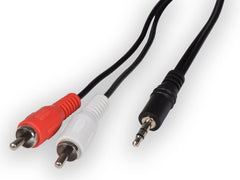 AV:Link fiche stéréo 3,5 mm vers 2 fiches RCA câble 1,2 m