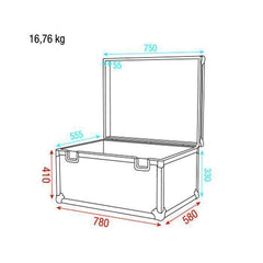 DAP Stack Case 4 Flightcase