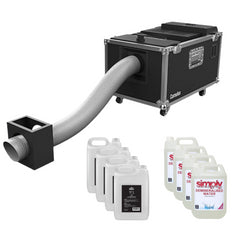 Chauvet DJ Cumulus Dry Ice Effect Low Fog Machine inkl. 20 l Nebelflüssigkeit und 20 l entionisiertem Wasser