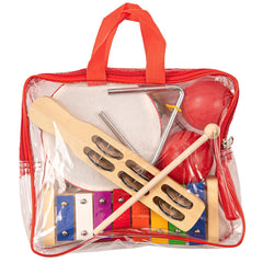 Pp Musical Instrument Percussion Set With Carry Bag