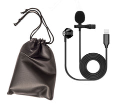 Kinsman Lavalier Microphone With Earphone - Lightning Adaptor