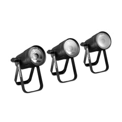 Cameo Q-SPOT 15 W Kompaktstrahler mit 15 W warmweißer LED in Schwarz