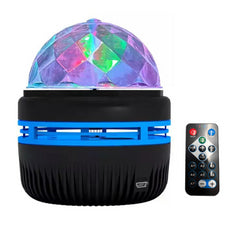 4x Intimidation Small LED Disco Ball Mirrorball Projection Light Bundle