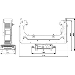 Joug mobile Briteq BT-NONAMOVE à utiliser avec BT-NONABEAM