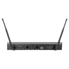 ZZIP TXZZ420 Channel 38 Twin UHF Wireless Mic System Complete with 2 Handheld Mics 606 - 630 mhz