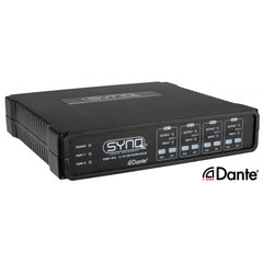 Sync DBI-44 Premium Quality Analog / DANTE® Network Audio Bridge Install POE 4 in / 4 Out